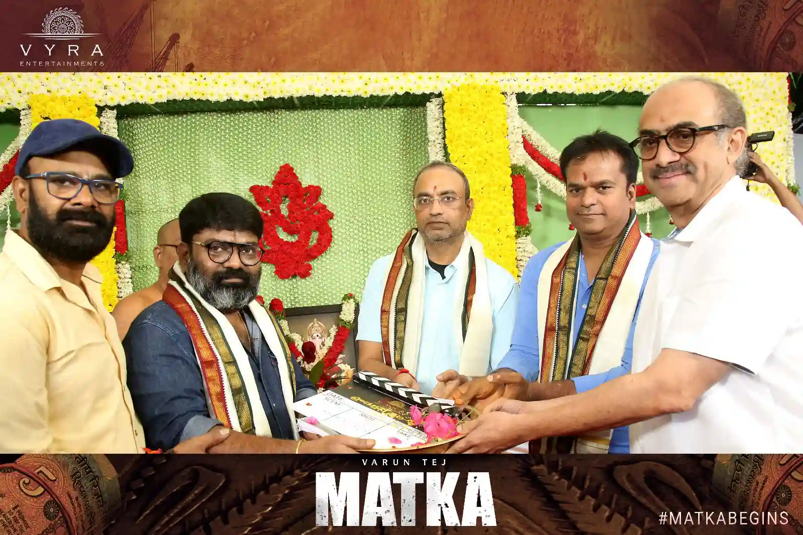 Varun Tej meenakshi chaudhary new movie Matka launch event photos