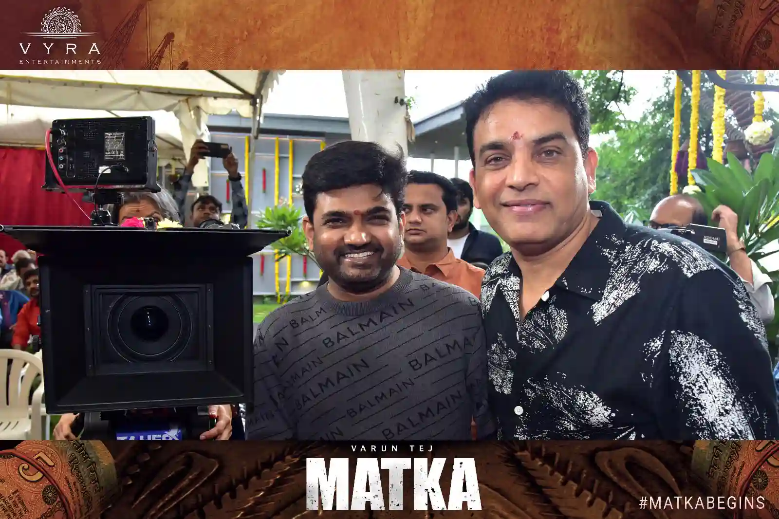 Varun Tej meenakshi chaudhary new movie Matka launch event photos