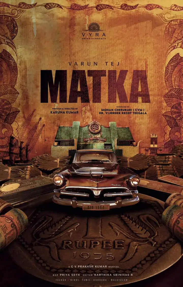 Varun Tej meenakshi chaudhary new movie Matka launch event photos