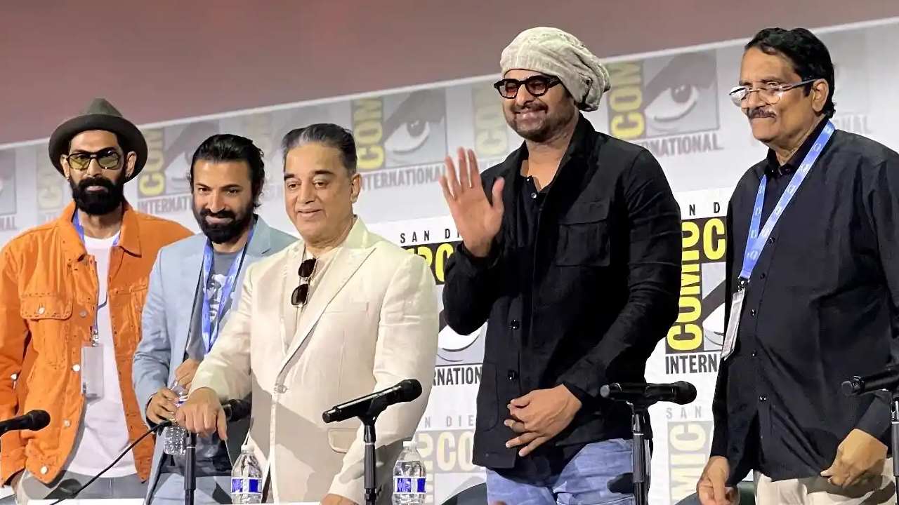 Kalki 2898 AD : కల్కి సినిమాలో ఇద్దరు విలన్లు.. రానా కూడా ఉన్నాడా? కామిక్ కాన్ స్టేజిపై నాగ్ అశ్విన్, కమల్ రివీల్..