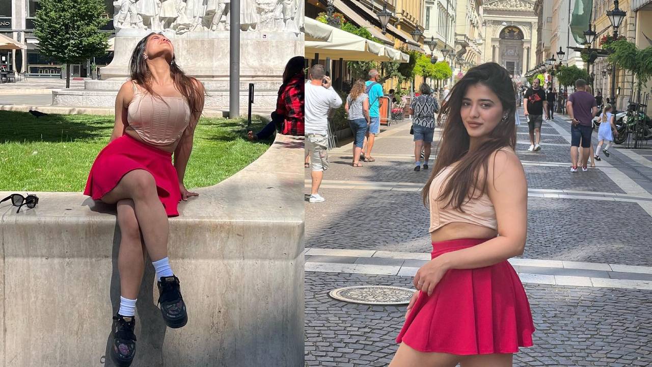 Ketika Sharma : హంగేరీలో ఎంజాయ్ చేస్తూ.. షార్ట్ స్కర్ట్‌లో కేతిక శర్మ పరువాలు..