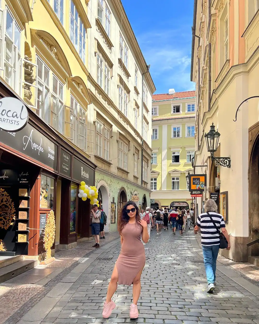 Ketika Sharma enjoying in Prague