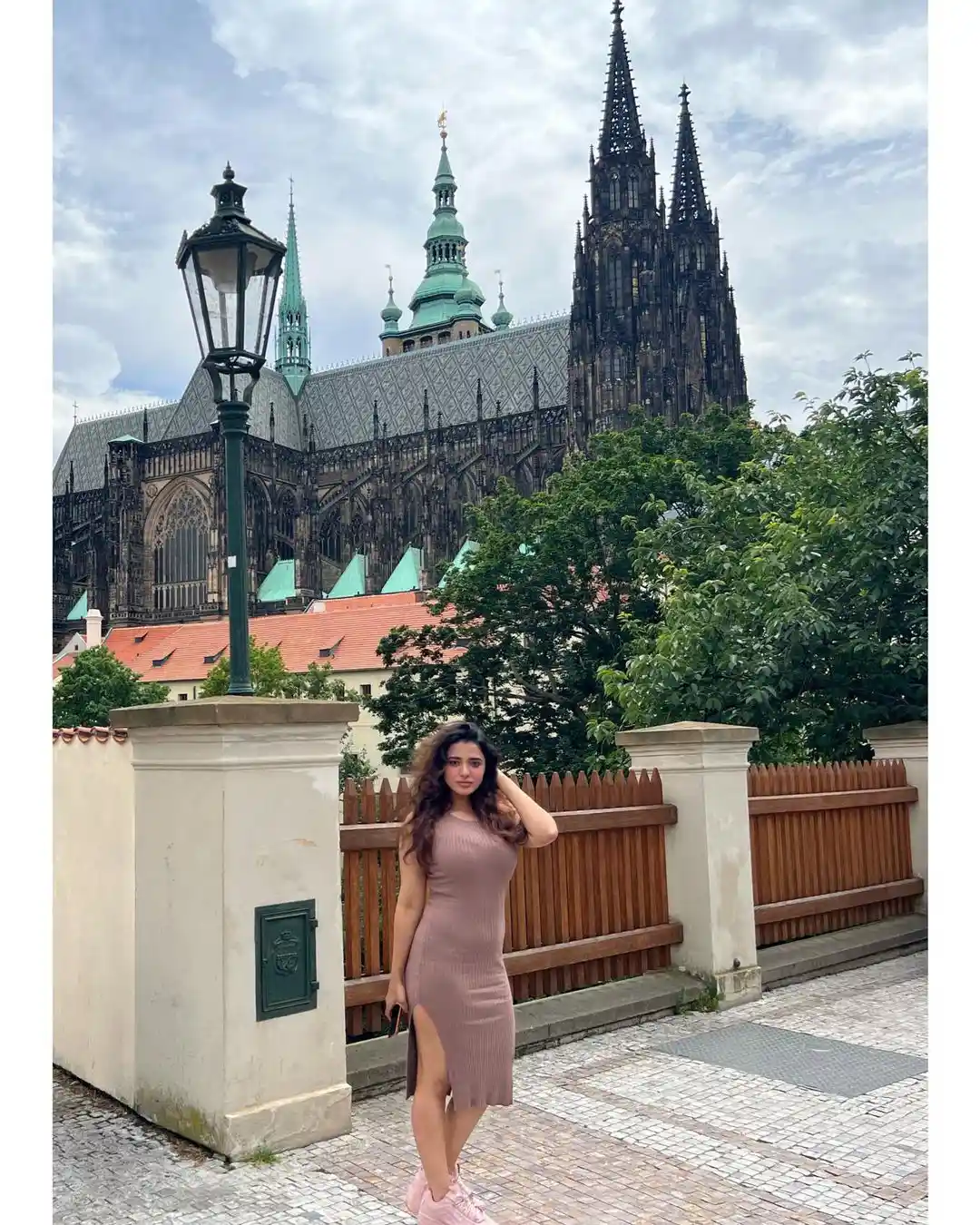 Ketika Sharma enjoying in Prague