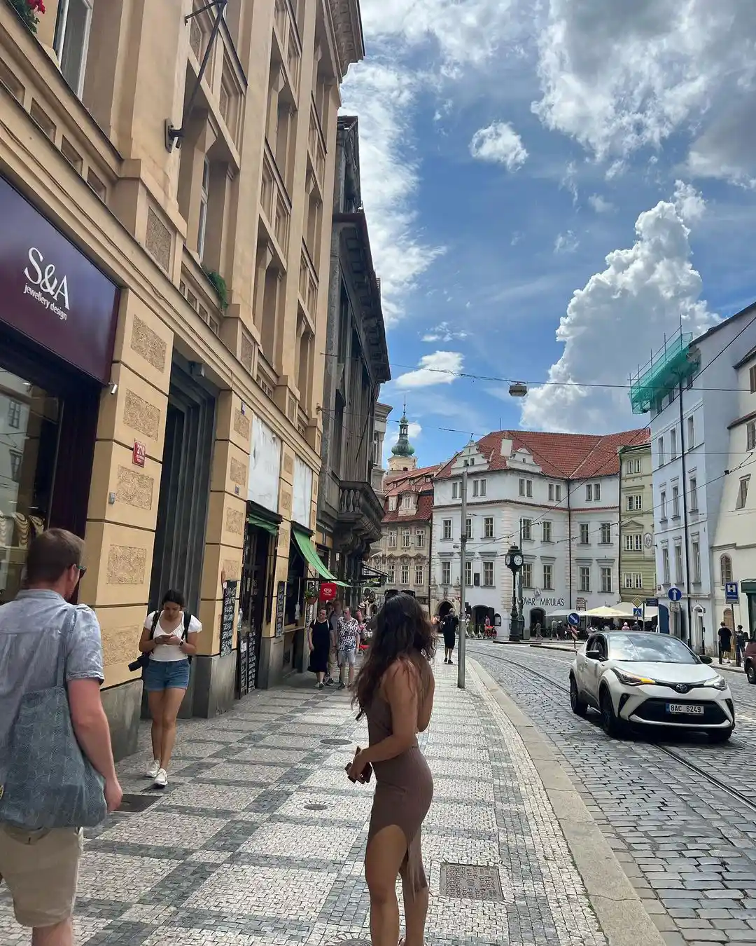 Ketika Sharma enjoying in Prague