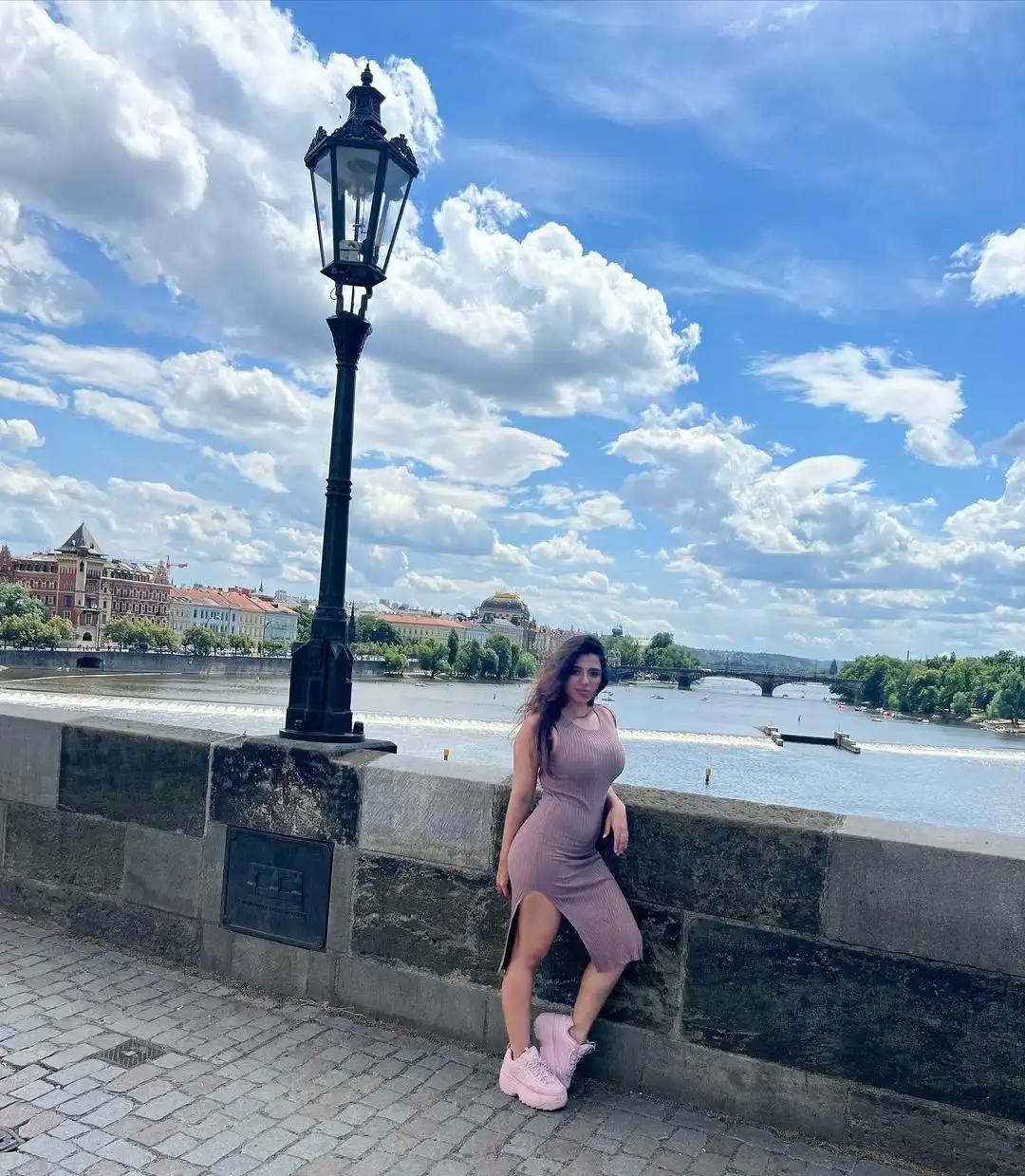 Ketika Sharma enjoying in Prague