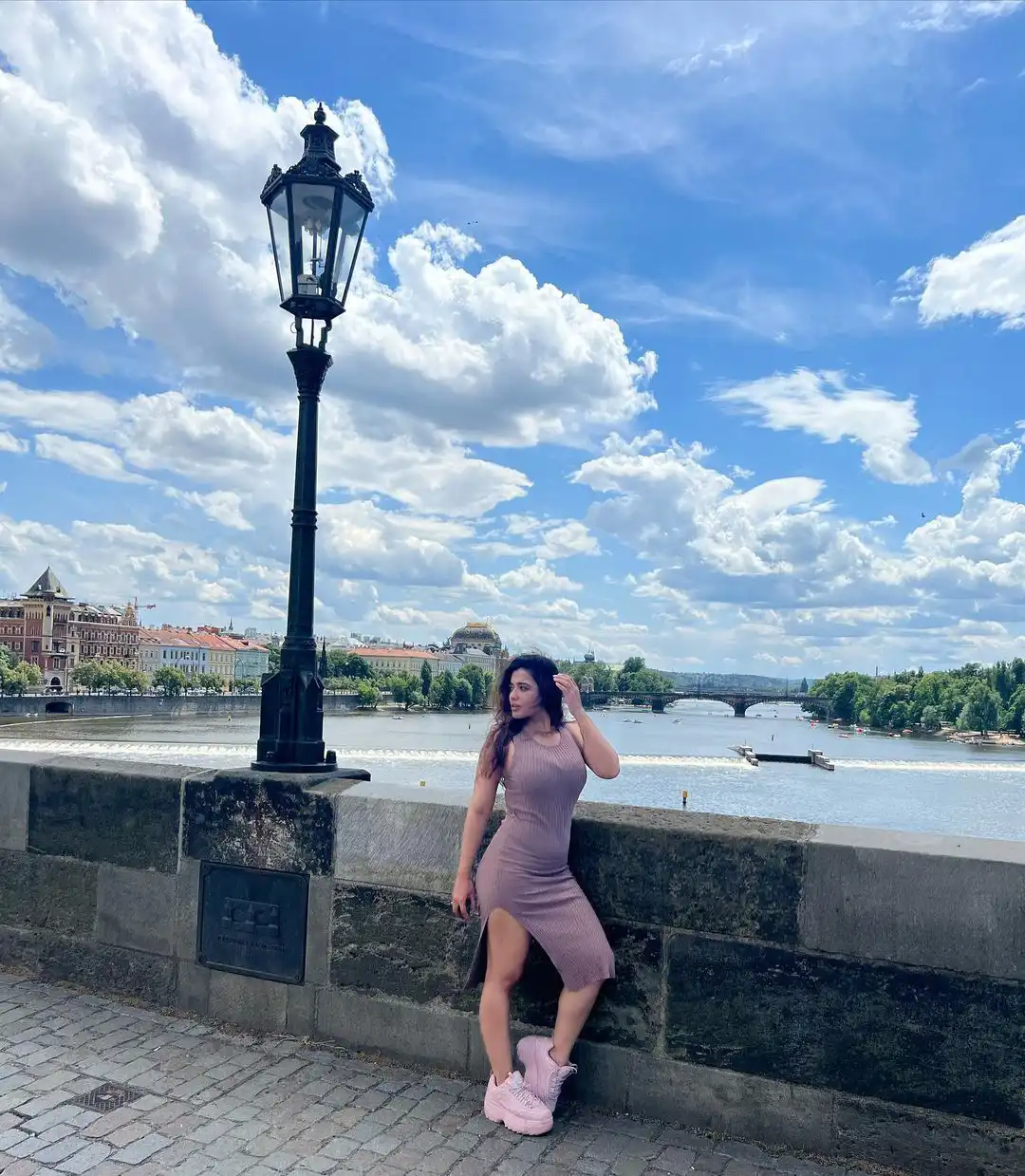 Ketika Sharma enjoying in Prague