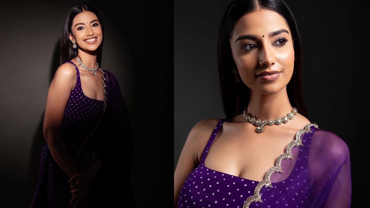 Meenakshi Chaudhary : పంజాబీ డ్రెస్‌లో క్యూట్ ఫొటోలతో చీకట్లో మిలమిల మెరుస్తున్న మీనాక్షి చౌదరి..