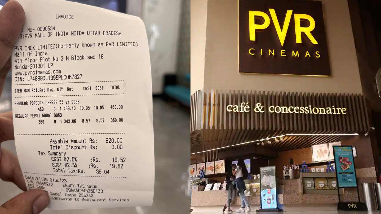 Multiplex Theaters : జీఎస్టీ తగ్గినా రేట్లు తగ్గలే.. ఒక పాప్‌కార్న్, కూల్‌డ్రింక్ కి 820 రూపాయలా? PVRని ప్రశ్నించిన నెటిజన్.. PVR ఏం చేసిందో తెలుసా?