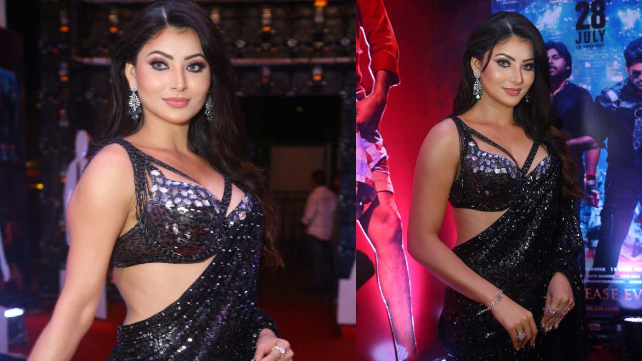 Urvashi Rautela : ‘బ్రో’ ప్రీ రిలీజ్ ఈవెంట్.. మెరుస్తున్న ఊర్వశి రౌతేలా..