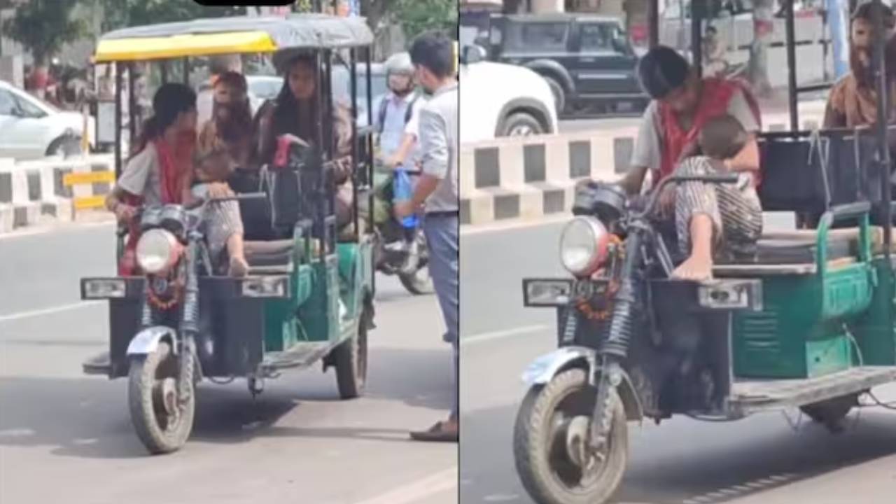 Mother Love : ఎంత కష్టం తల్లీ .. పసిగుడ్డును ఒడిలో పెట్టుకుని రిక్షా నడుపుతున్న యువతి