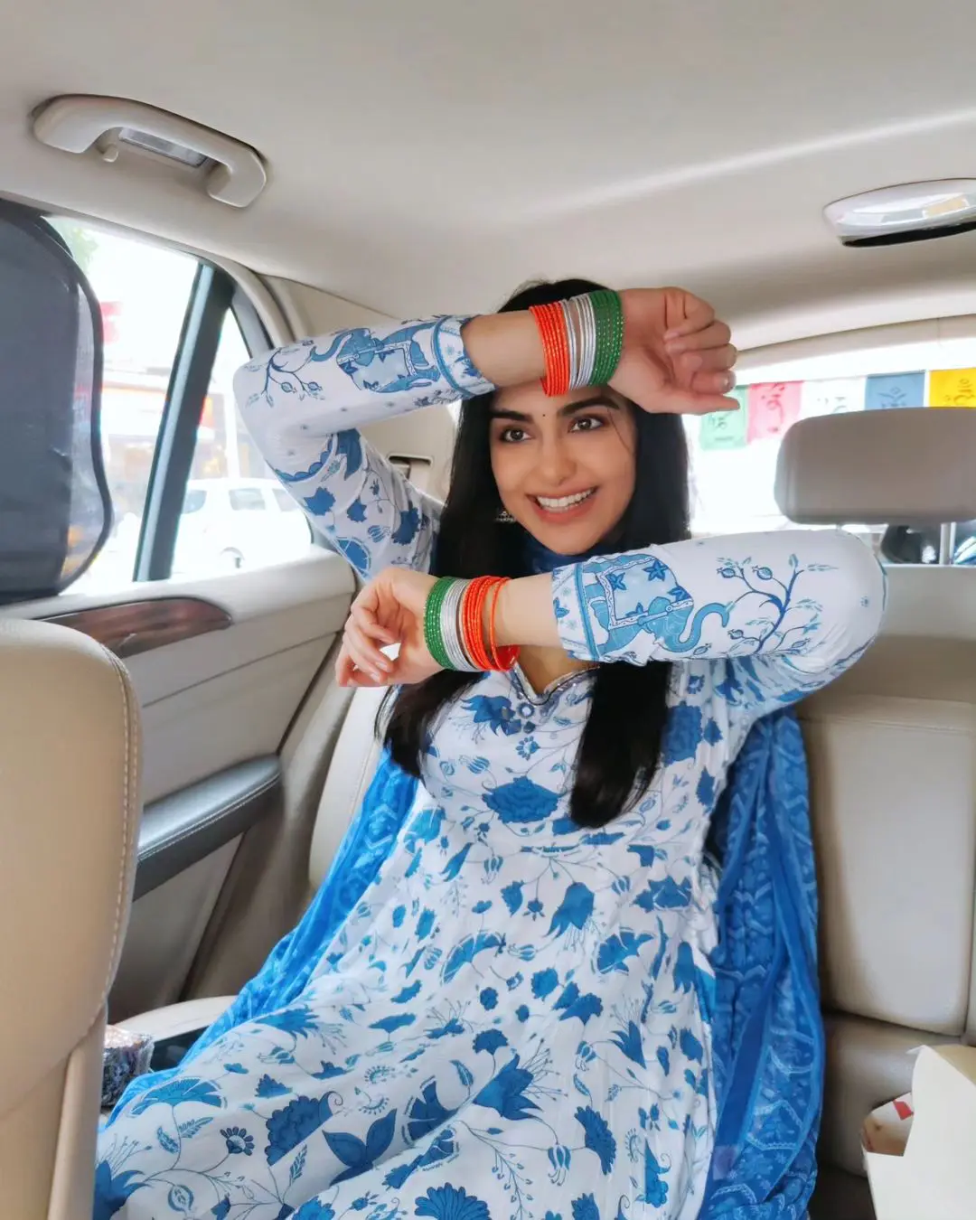 Adah Sharma shares her Photos in Independence day celebrations