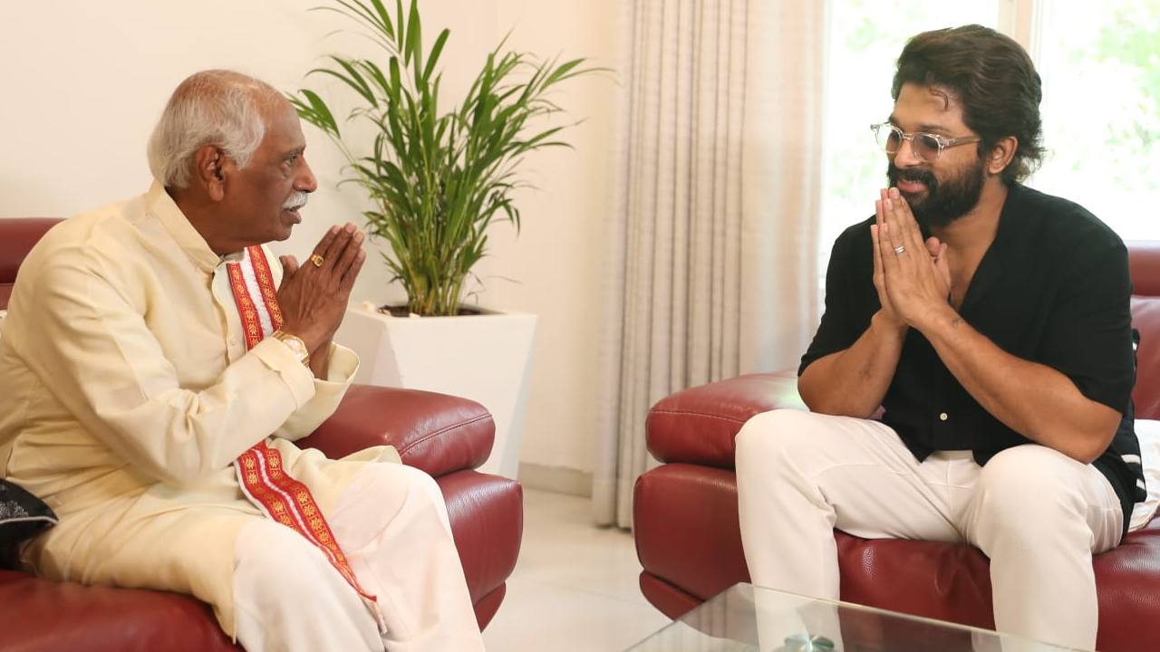 Allu Arjun : అల్లు అర్జున్ ఇంటికెళ్లి అభినందించిన బండారు దత్తాత్రేయ