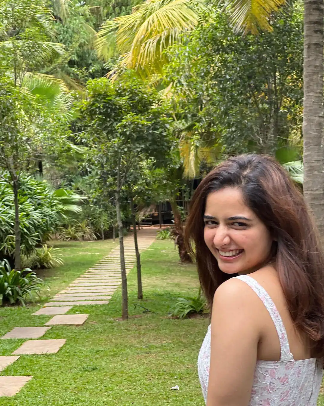 Ashika Ranganath Special Photos in Short Skirt