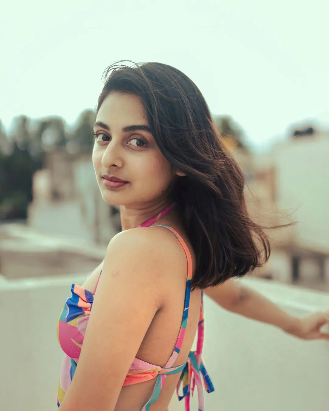 Esther Anil cute smiley looks