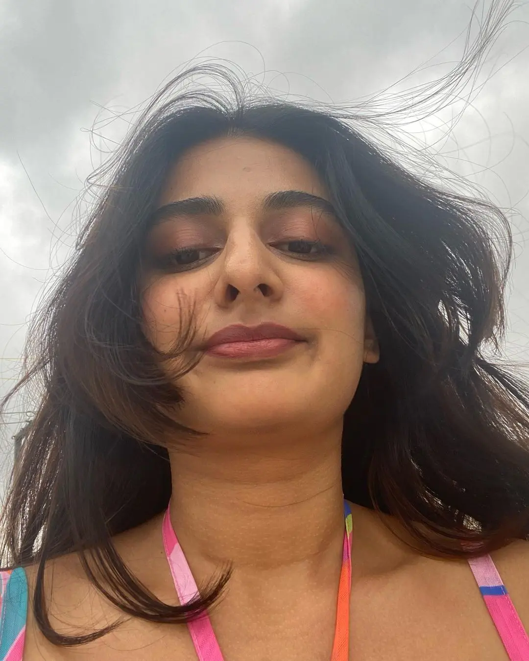 Esther Anil cute smiley looks