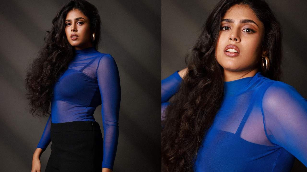 Faria Abdulla : బ్లూ నెట్ డ్రెస్‌లో ఫరియా అబ్దుల్లా అందాలు..