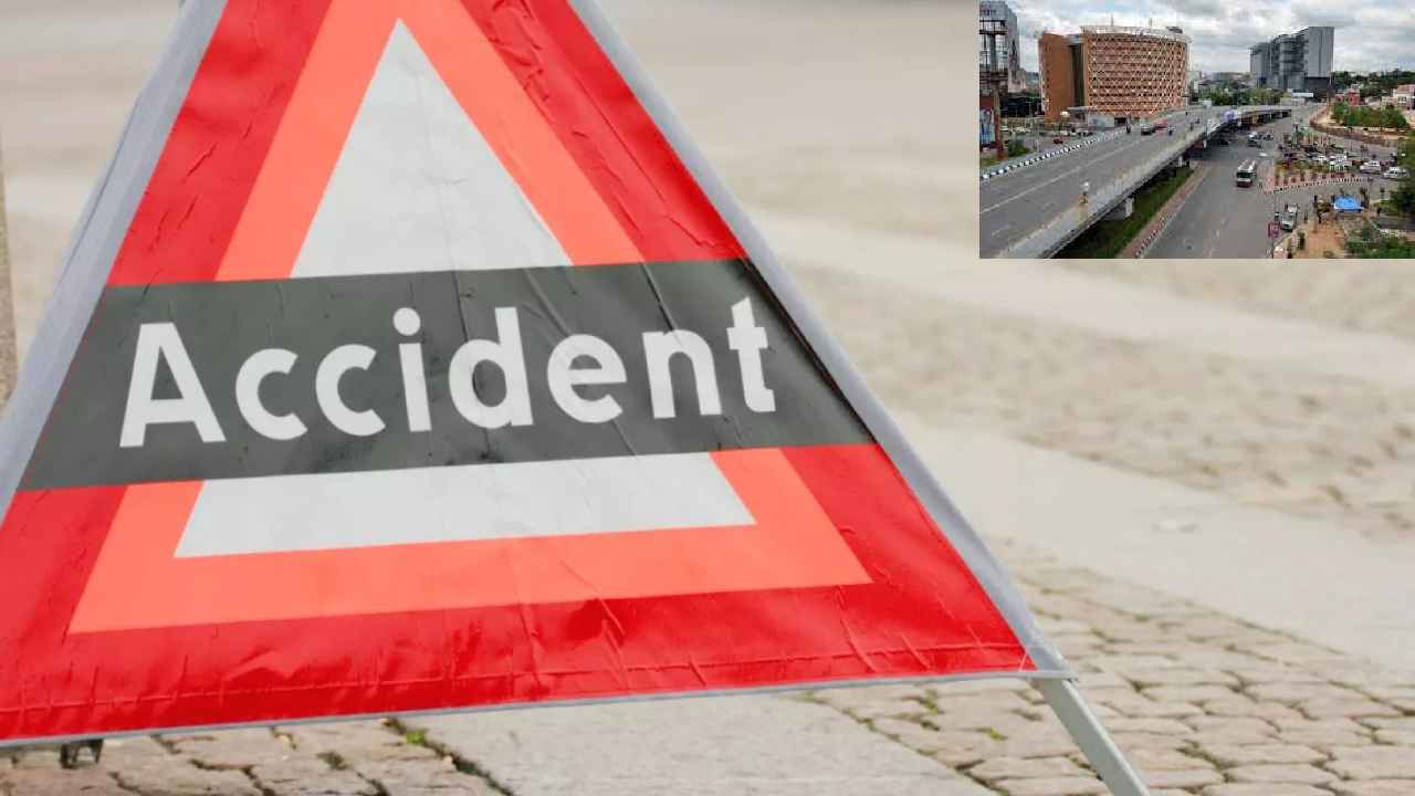 Hyderabad : హైదరాబాద్‌లో ఘోర ప్రమాదం.. హైటెక్ సిటీ ఫ్లై ఓవర్ పైనుండి పడి ఒకరి మృతి, మరొకరికి గాయాలు