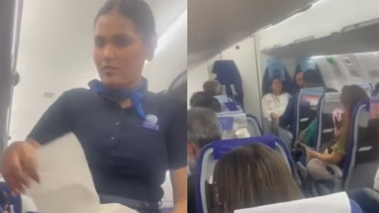 Indigo Flight : ఇండిగో విమానంలో ప్రయాణీకులకు చేదు అనుభవం.. తుడుచుకోవటానికి టిష్యూలు ఇచ్చారు.. వీడియో వైరల్