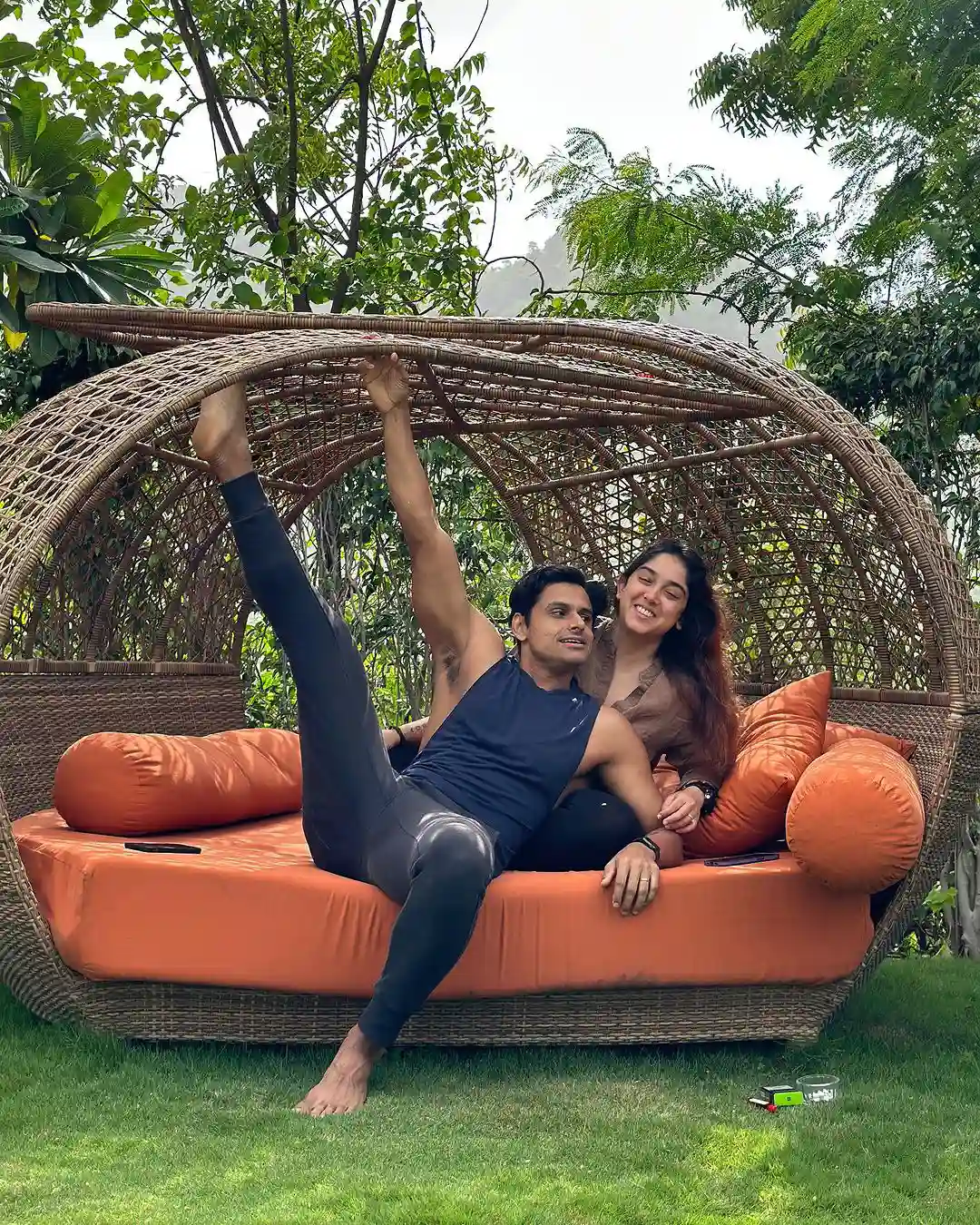 Ira Khan Nupur Shikhare enjoying in Resort Before Marriage