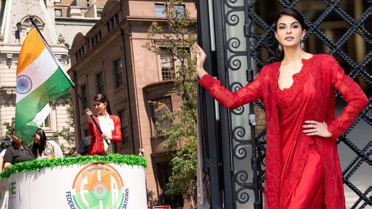 Jacqueliene Fernandez : అమెరికాలో జాక్వెలిన్ ఫెర్నాండేజ్.. ఇండియన్ పరేడ్‌లో స్పెషల్ అప్పీరెన్స్..