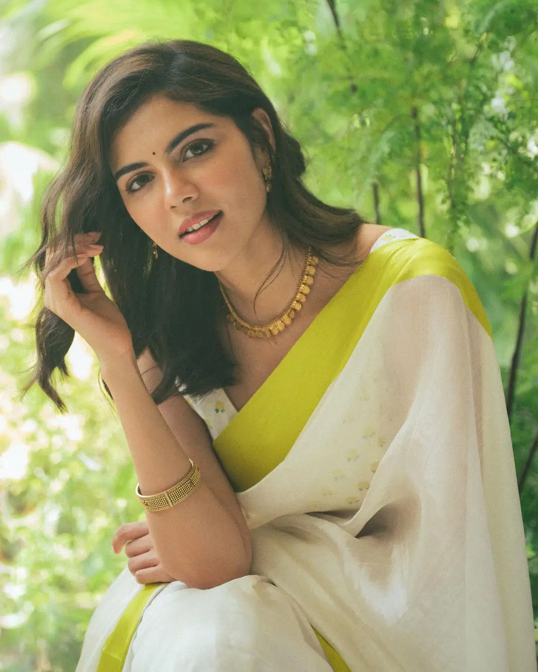 Kalyani Priyadarshan Onam Special Photo shoot in Saree