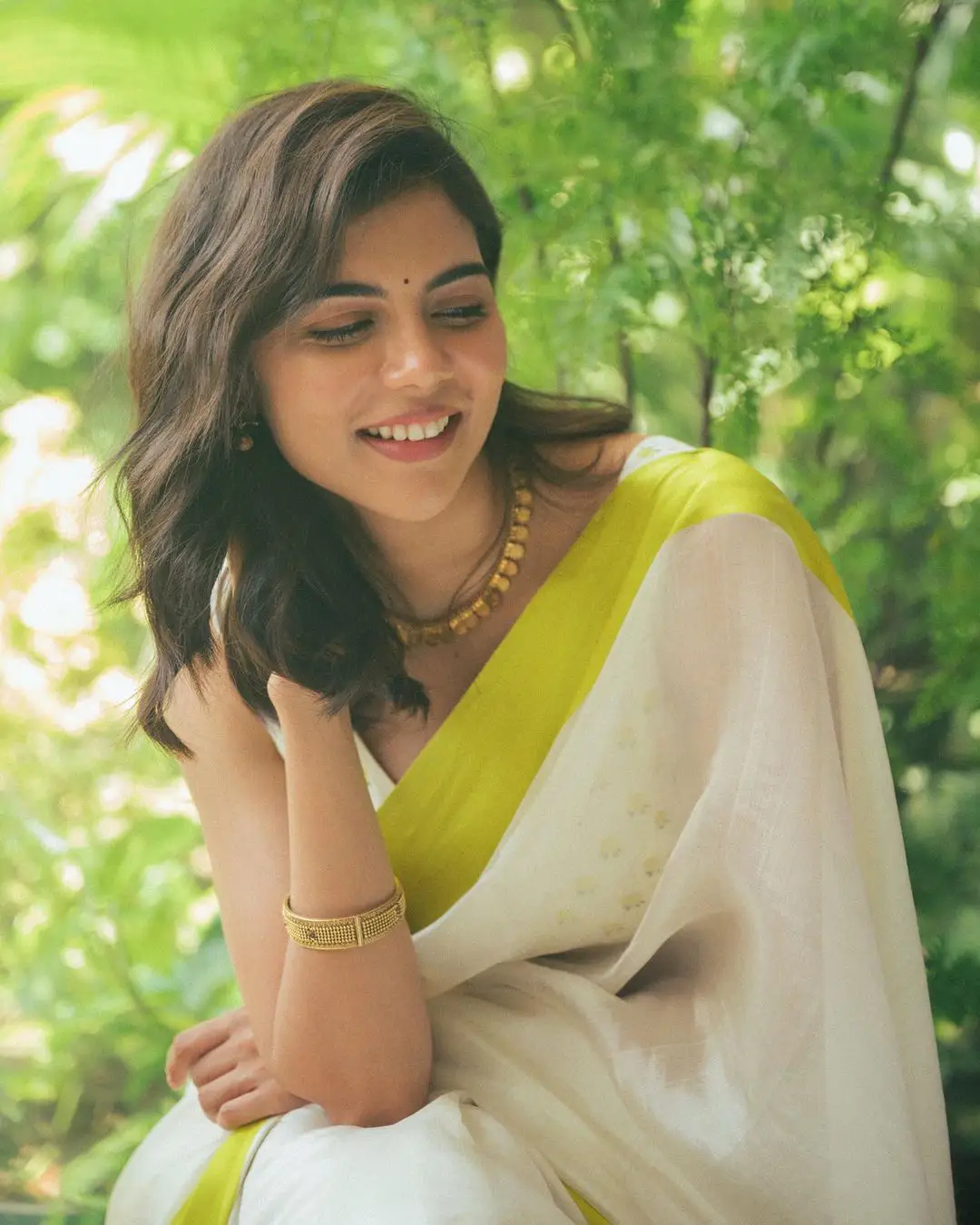 Kalyani Priyadarshan Onam Special Photo shoot in Saree