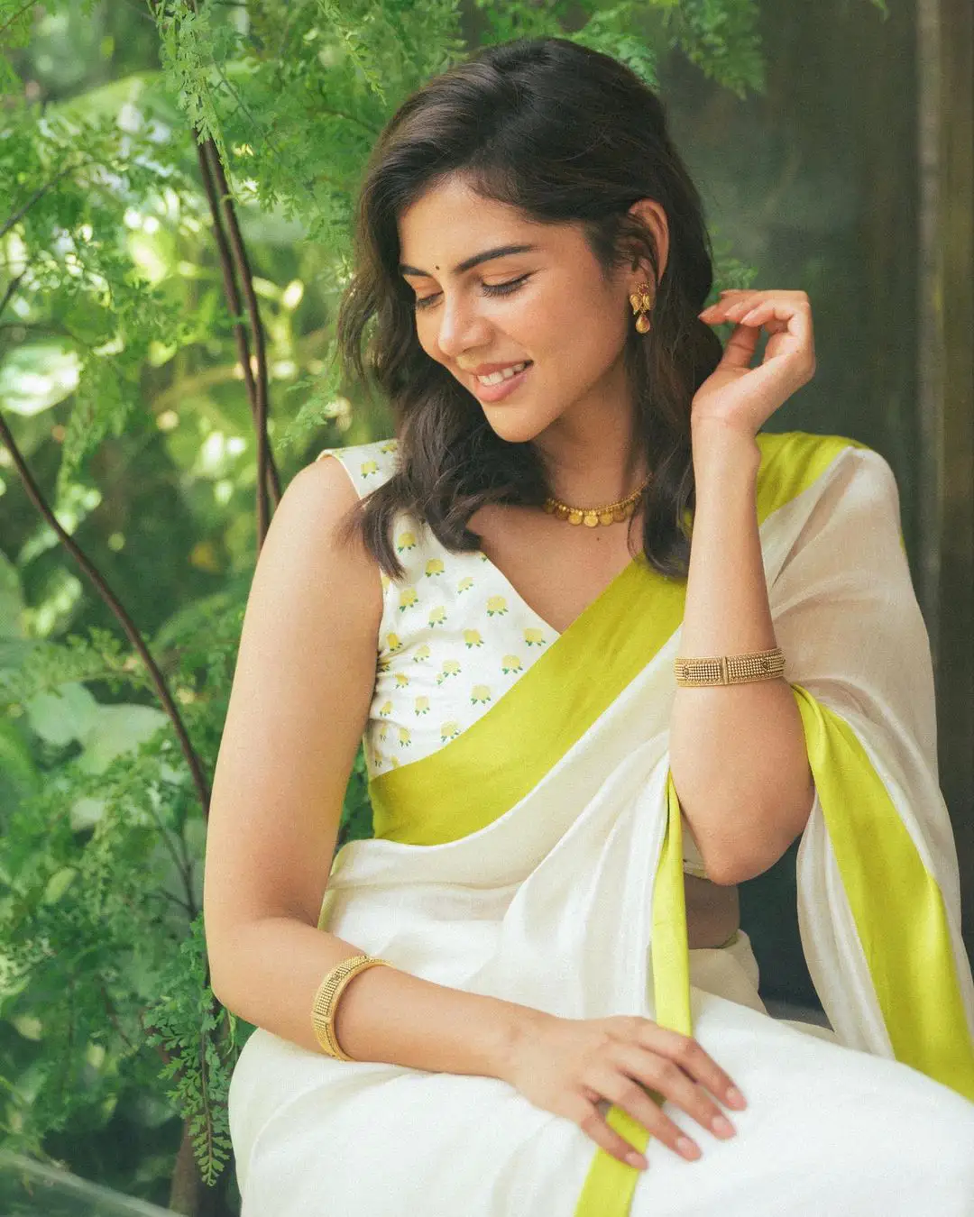 Kalyani Priyadarshan Onam Special Photo shoot in Saree
