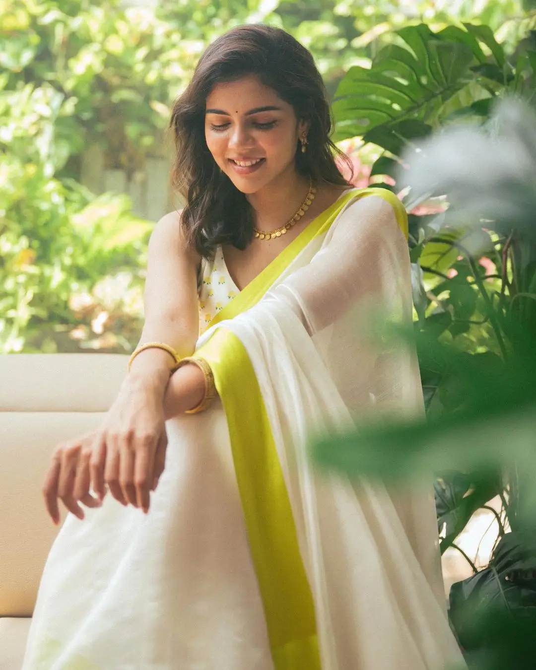 Kalyani Priyadarshan Onam Special Photo shoot in Saree