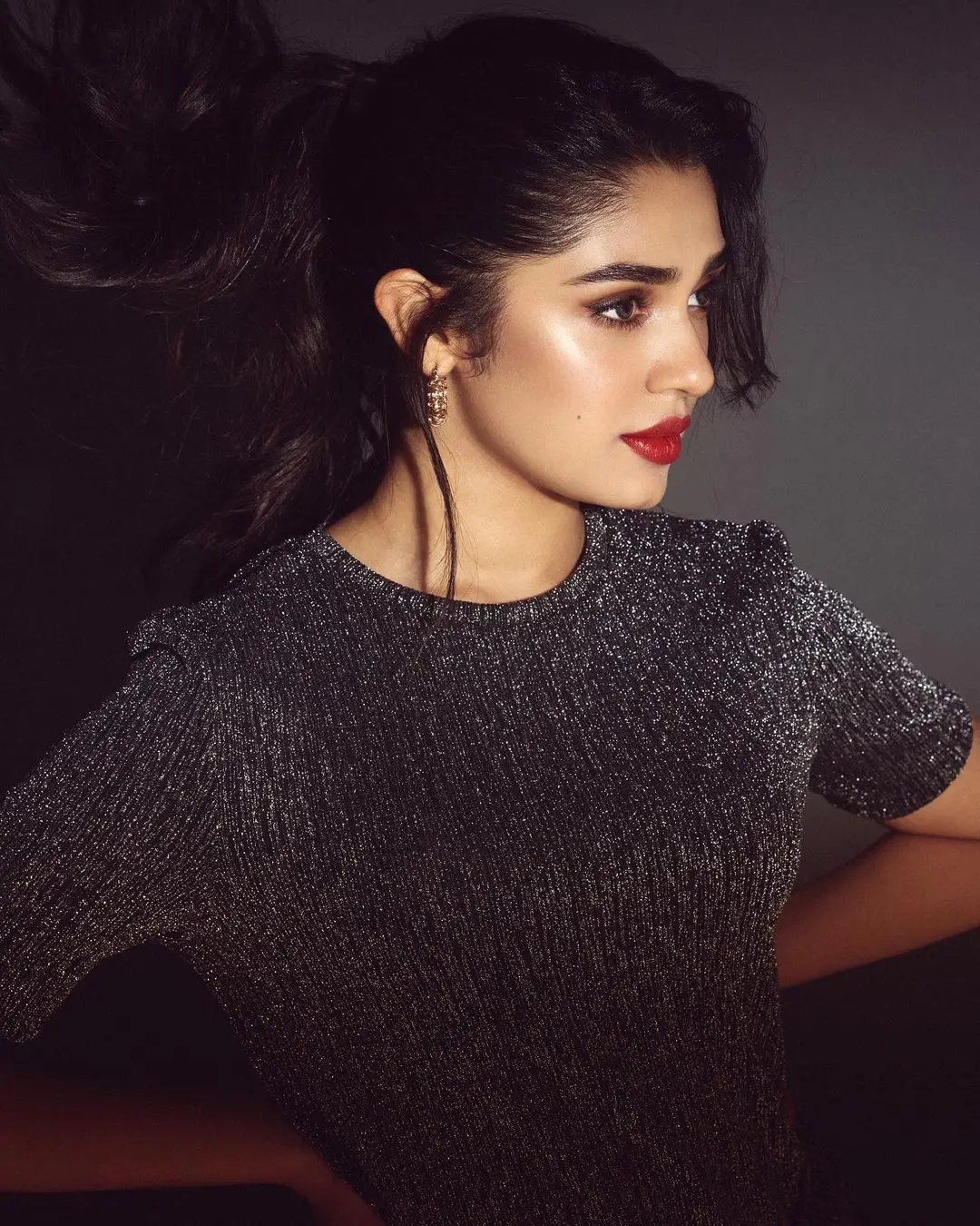 Krithi Shetty Sharp eyes with sizzling looks