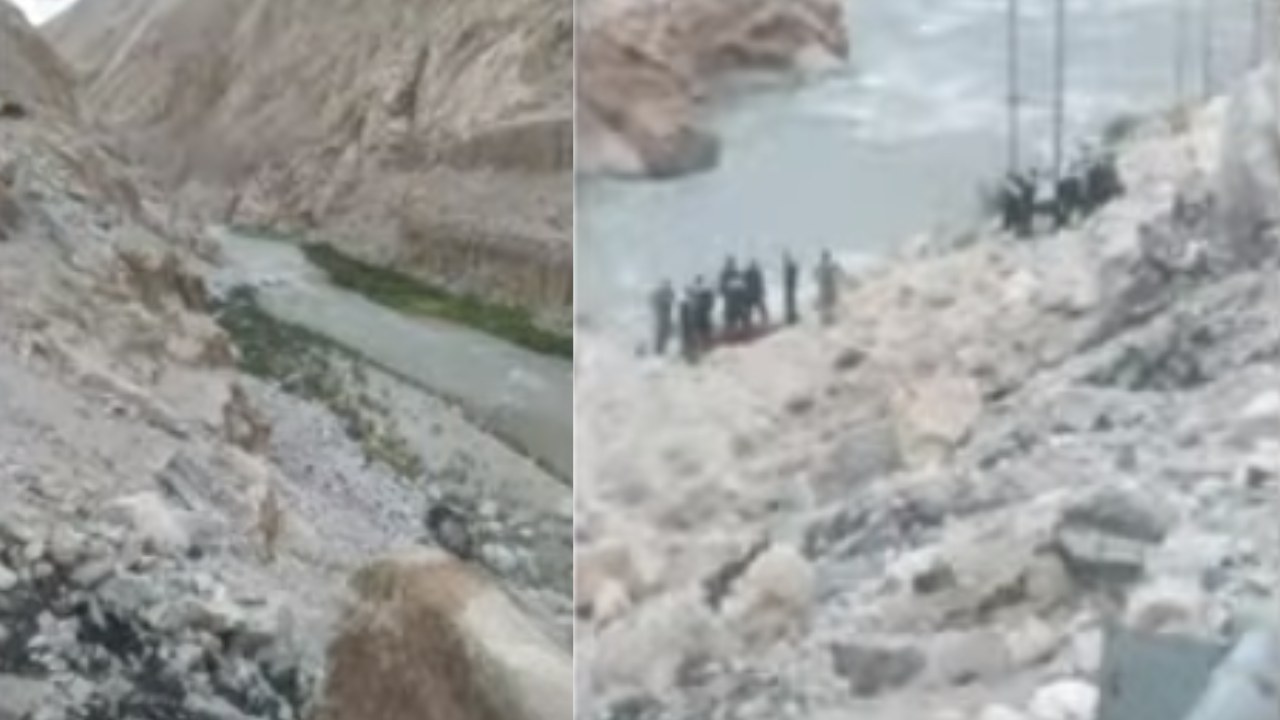 Road Accident : లద్దాఖ్ లో ఘోర ప్రమాదం.. లోయలో పడిపోయిన ఆర్మీ వాహనం, 9 మంది సైనికులు మృతి