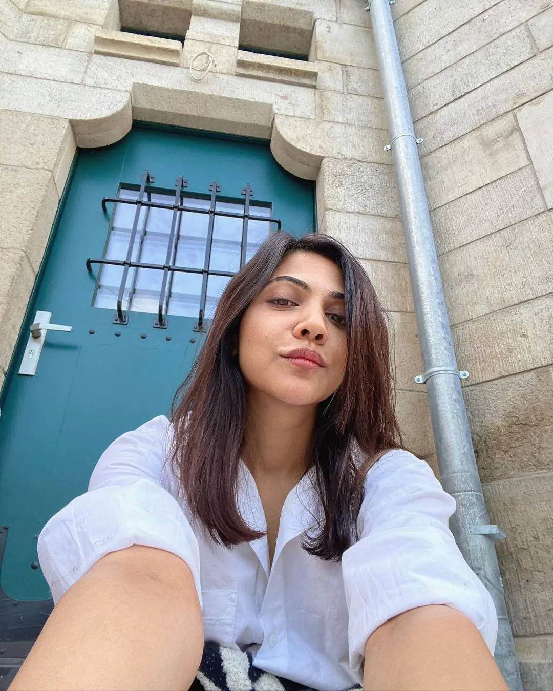 Madonna Sebastian Selfies at Poland