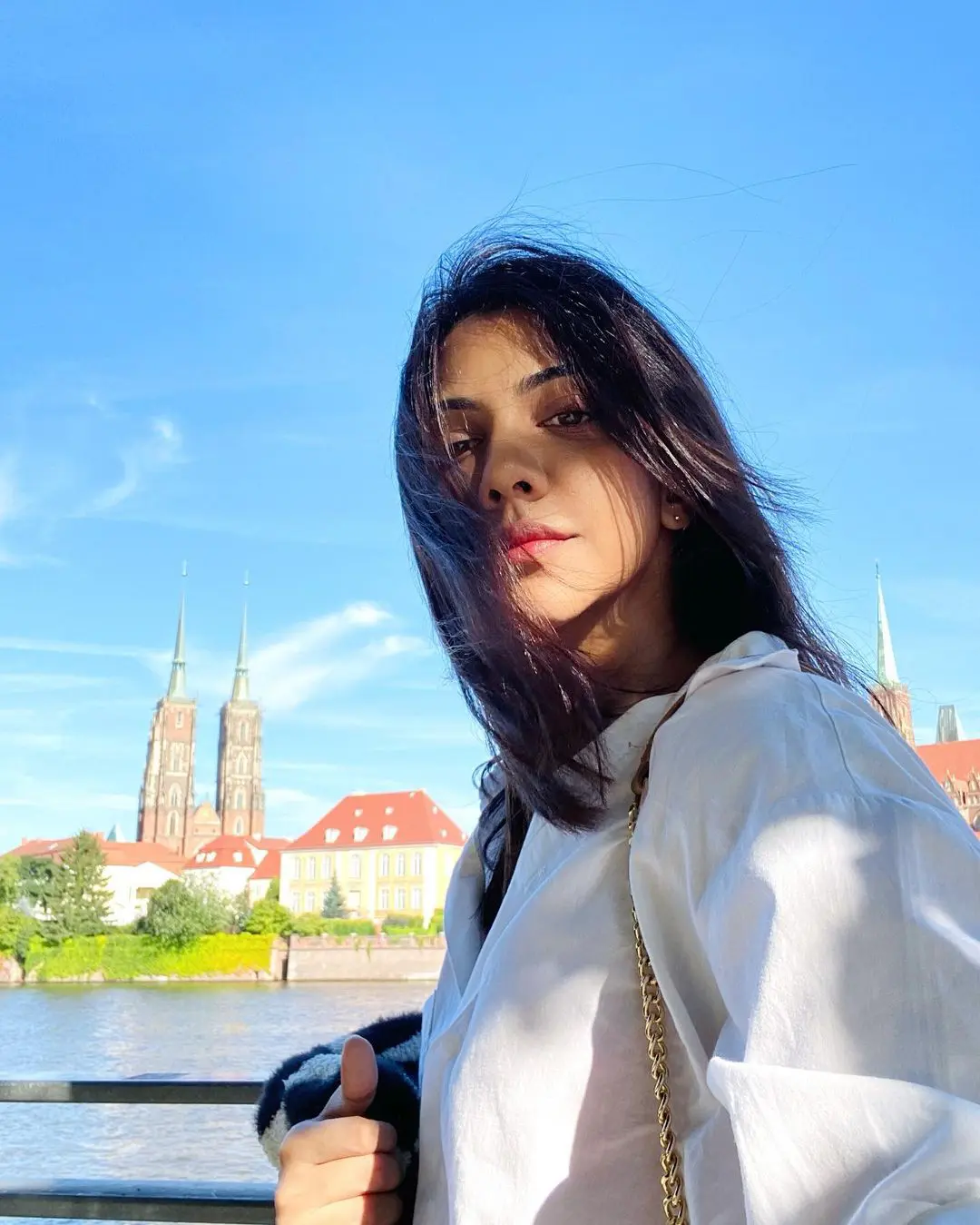 Madonna Sebastian Selfies at Poland