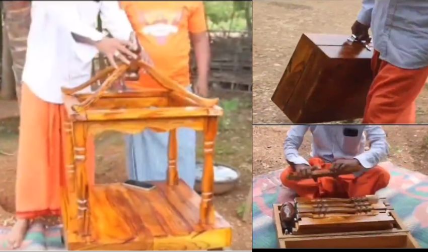 Minister KTR : సూట్ కేసులో సత్యనారాయణ స్వామి వ్రత మండపం .. వీడియో షేర్ చేసిన మంత్రి కేటీఆర్