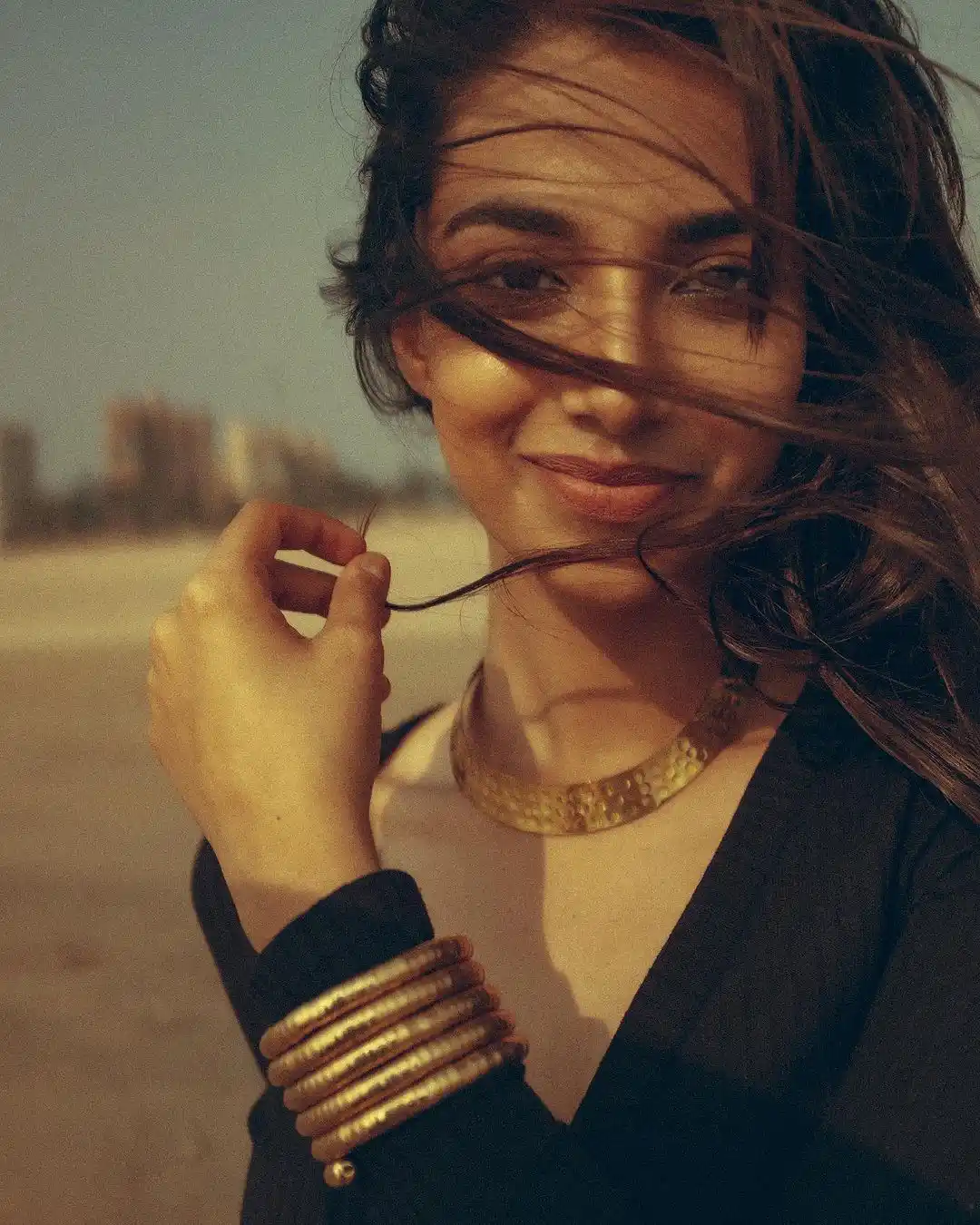 Meenakshii Chaudhary Close Shots with Desire Eyes