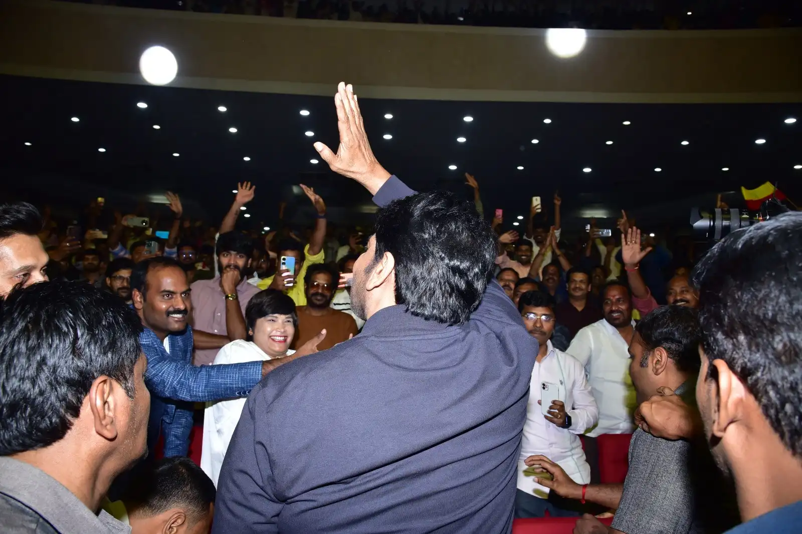 Megastar Chiranjeevi Mega Looks in Bholaa Shankar Pre Release Event