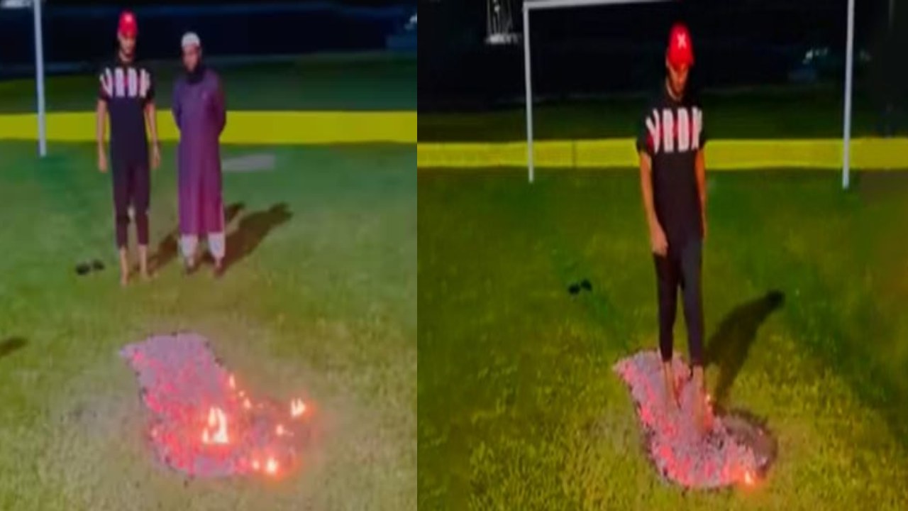 Mohammad Naim : నిప్పుల పై న‌డిచిన క్రికెట‌ర్‌.. దేని కోస‌మో తెలుసా..?