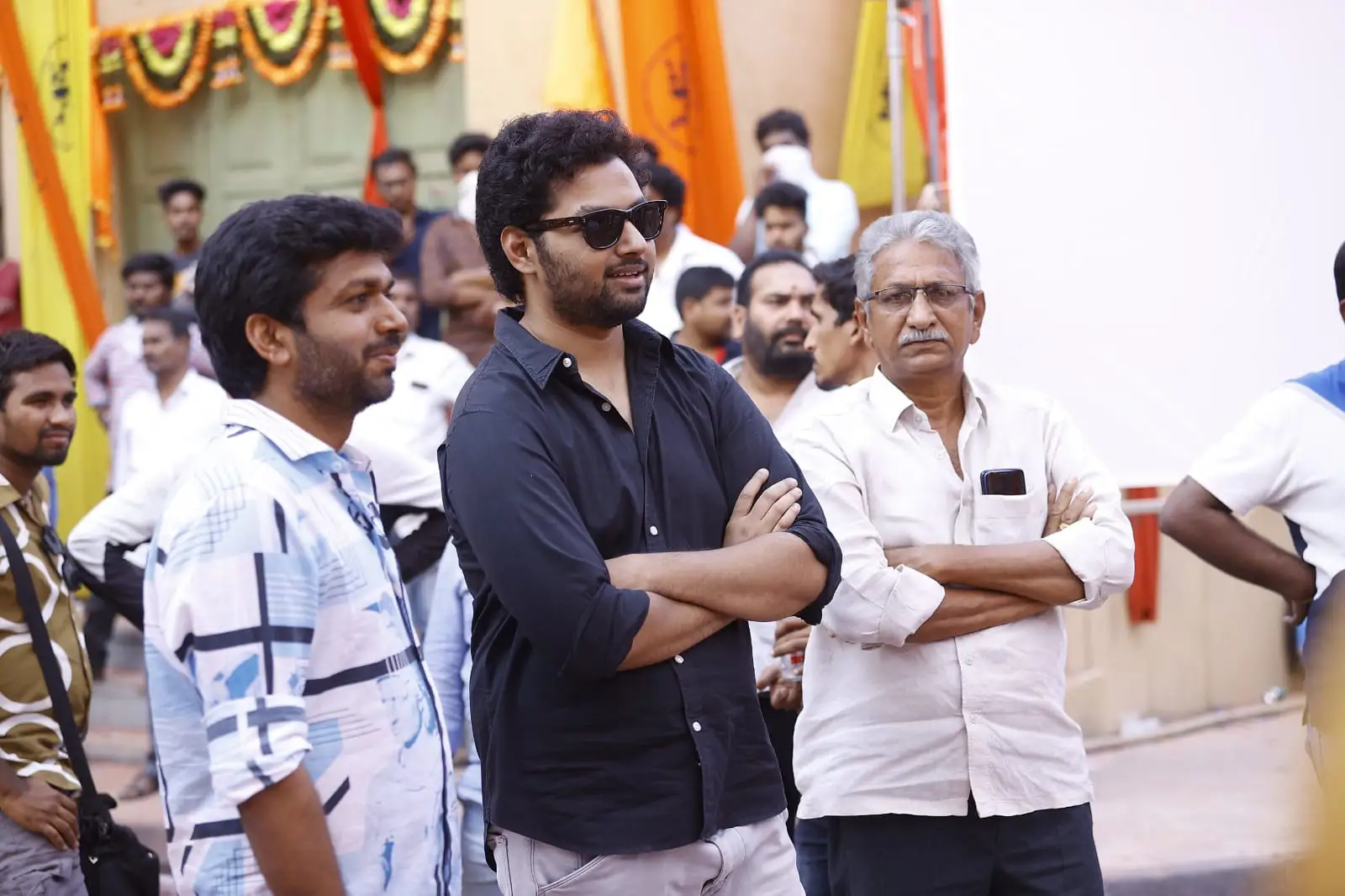 Mokshagna Special Entry in Bhagavanth Kesari Movie Sets