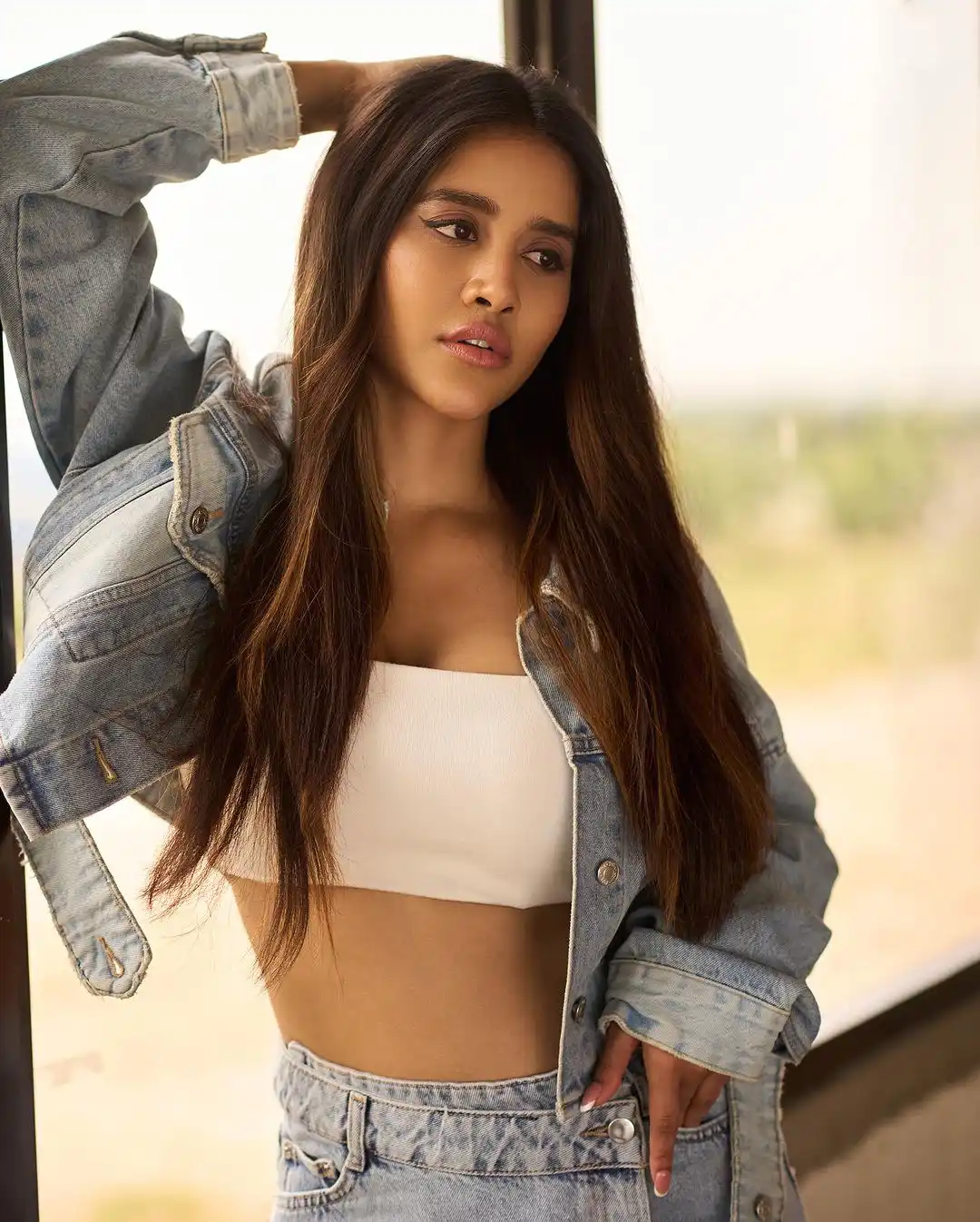 Nabha Natesh latest photoshoot in short dress gone viral