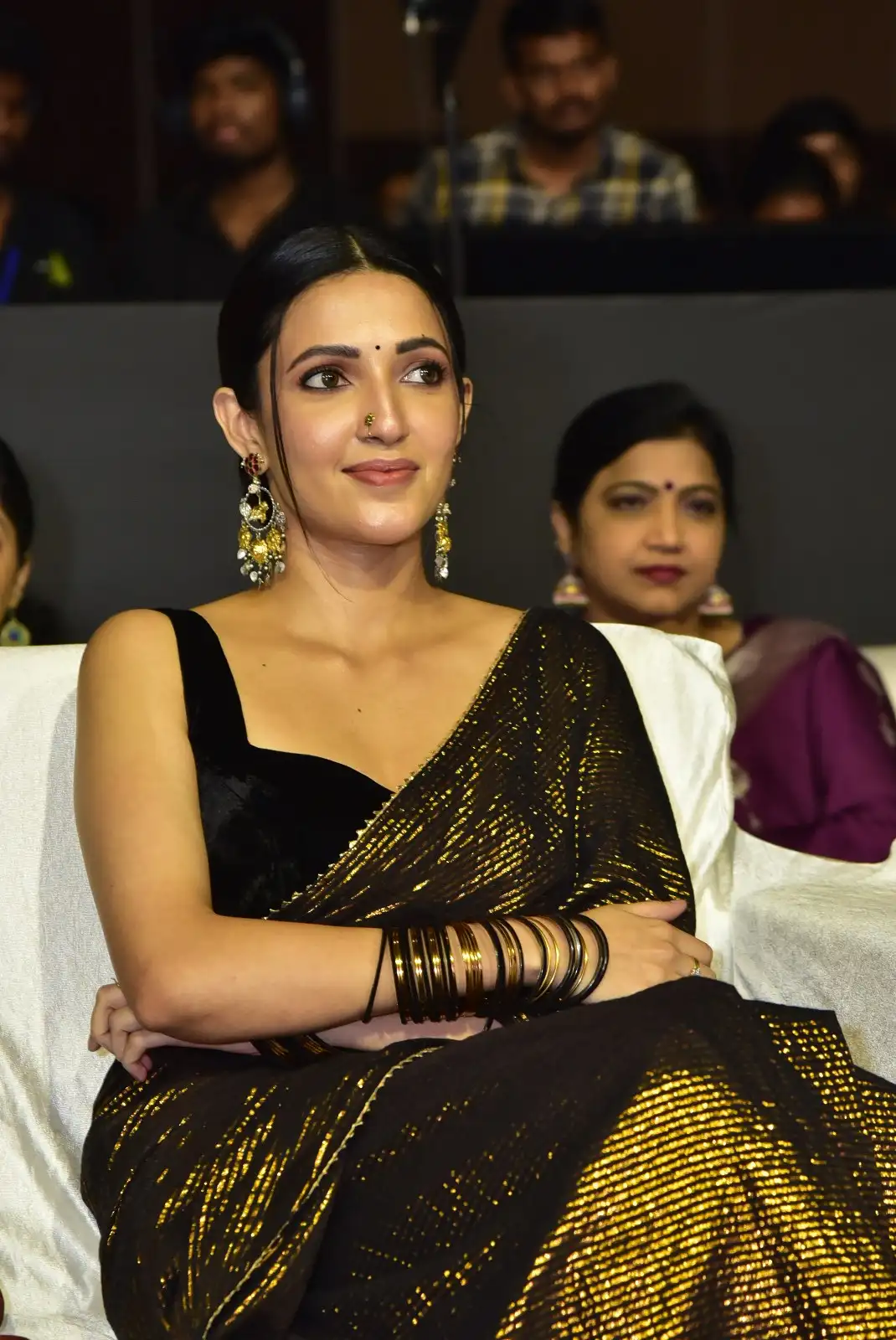 Neha Shetty Shines in Bedurulanka 2012 Pre Release Event