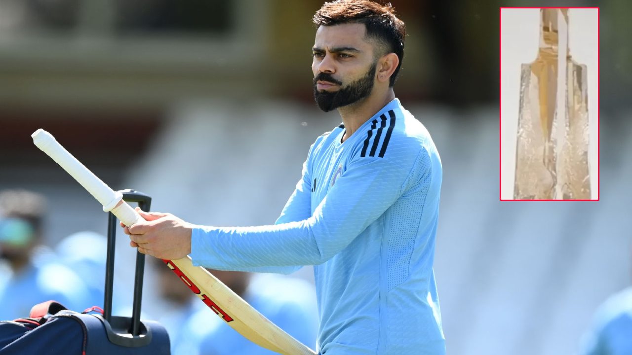 Virat Kohli : సూర‌త్ వ్యాపార వేత్త అభిమానం.. విరాట్ కోహ్లీకి గిఫ్ట్‌గా వజ్రాల బ్యాటు..!