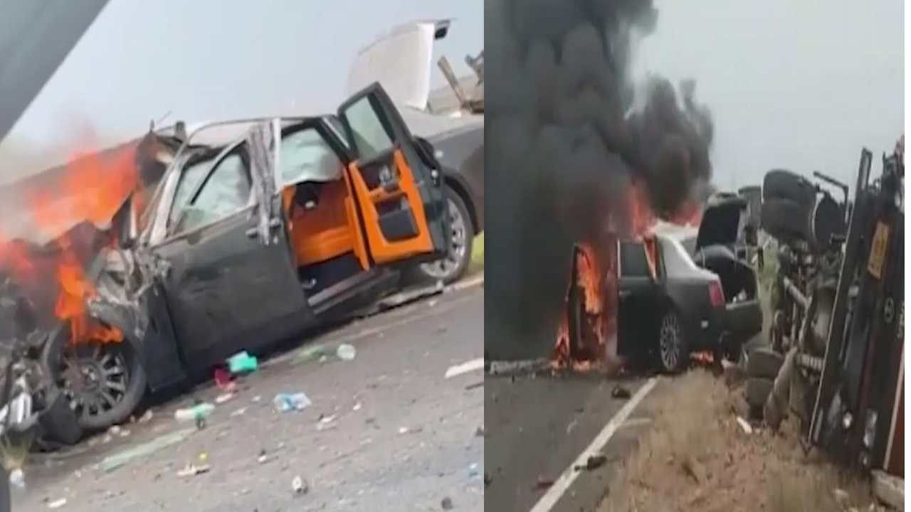 Car Accident : యాక్సిడెంట్‌లో తుక్కు తుక్కైన 10 కోట్ల కారు.. ఇంతకీ ఎవరిదా ఖరీదైన కారు?