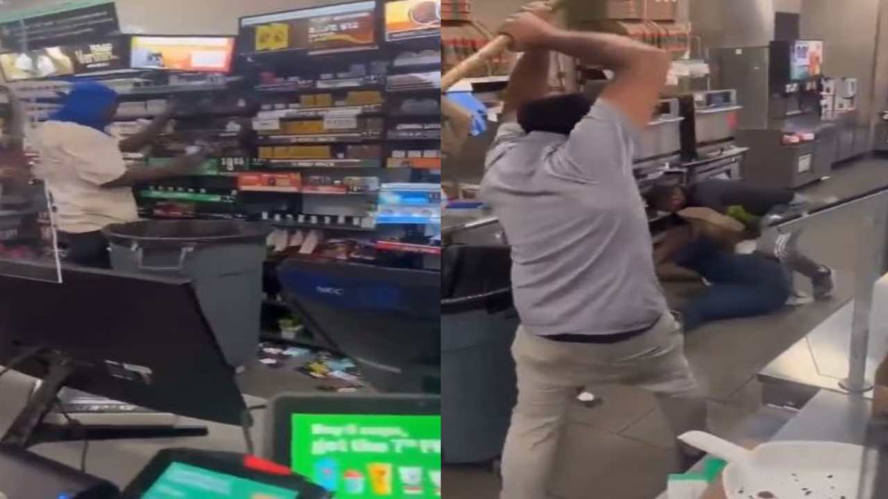 California : షాపు ఓనర్, అతని అసిస్టెంట్ దొంగ భరతం ఎలా పట్టారో చూడండి