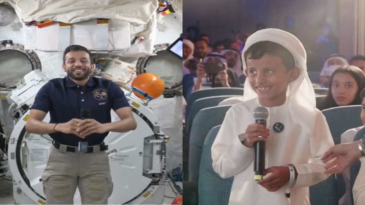 UAE astronaut Sultan Al Neyadi : అంతరిక్షంలో తండ్రి.. భూమిపై కొడుకు.. మనసుని హత్తుకున్న ఇద్దరి సంభాషణ