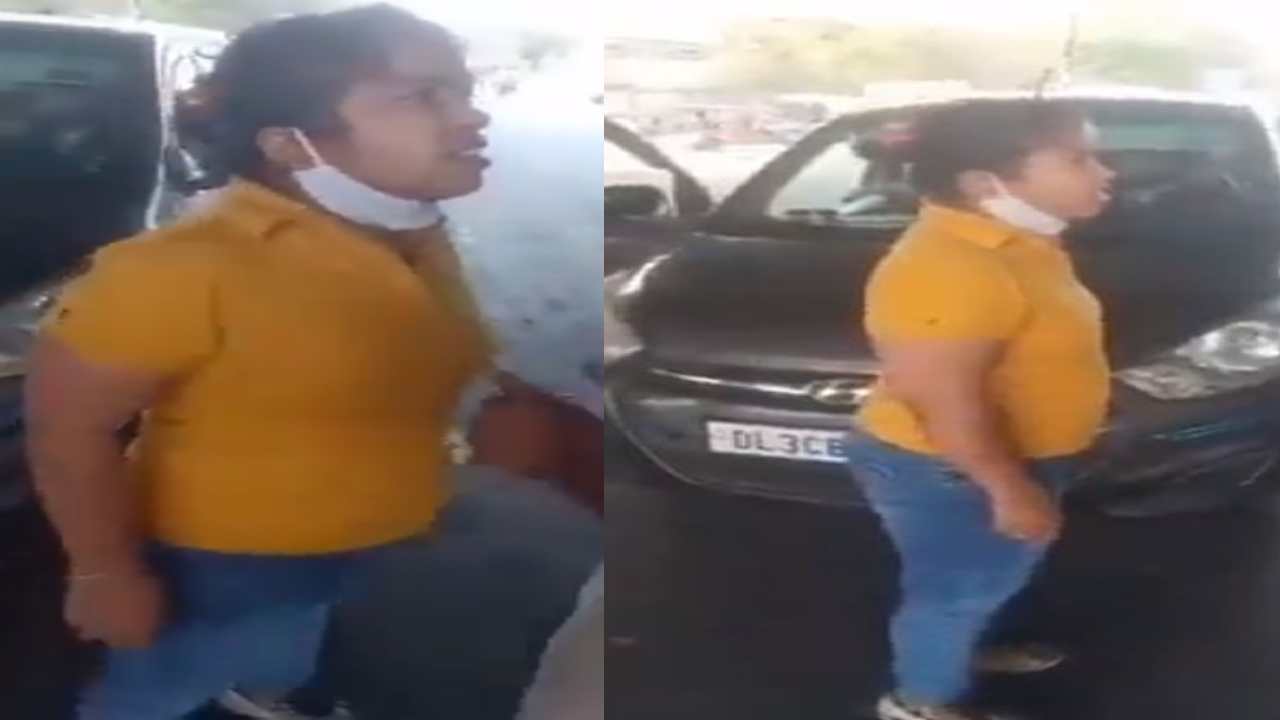 Delhi : డ్యూటీలో ఉన్న పోలీసు ఆఫీసర్‌ను చెంప‌ దెబ్బ కొట్టిన మహిళ.. ఆమె విపరీత ప్రవర్తనకు షాకైన నెటిజన్లు