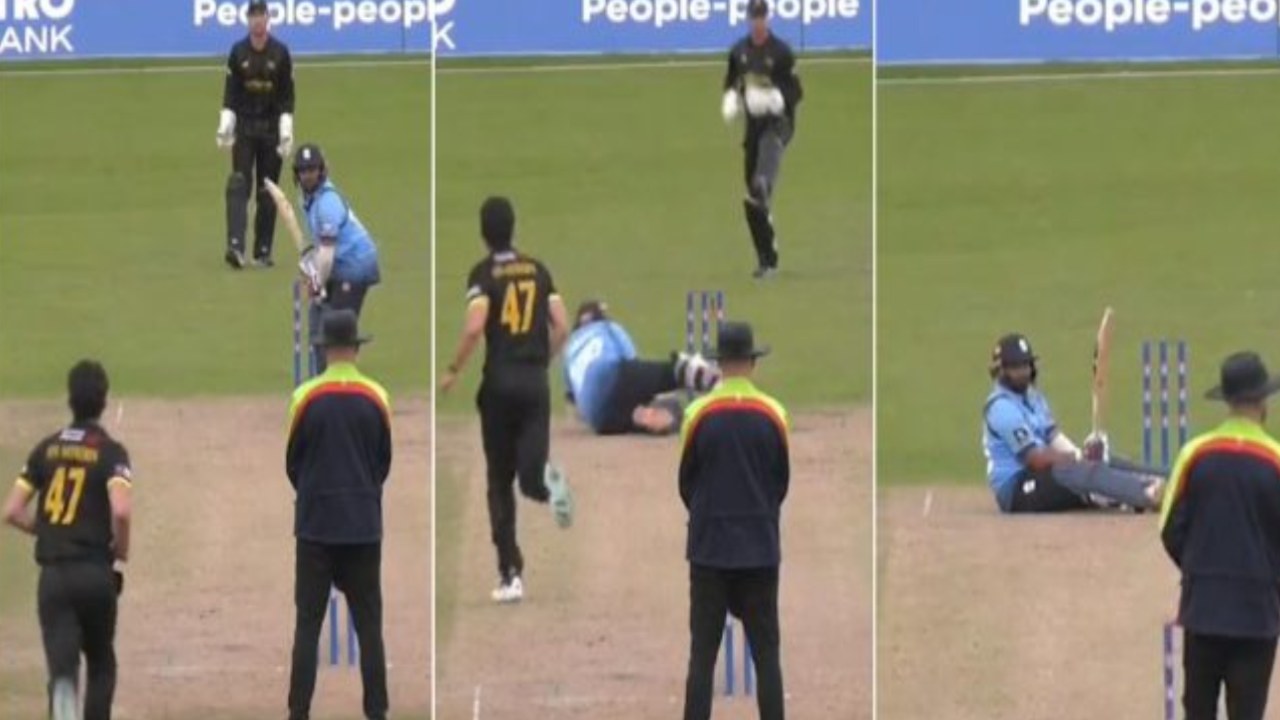 Prithvi Shaw : ద‌రిద్రం నీ వెంటే ఉందా భ‌య్యా..!  విచిత్ర రీతిలో పృథ్వీ షా ఔట్‌.. వీడియో