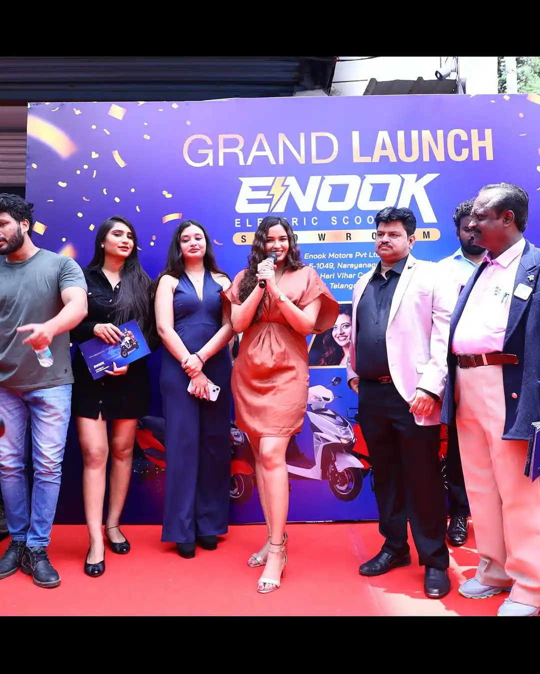 Pujita Ponnada Photos at enook electronic scooter launch