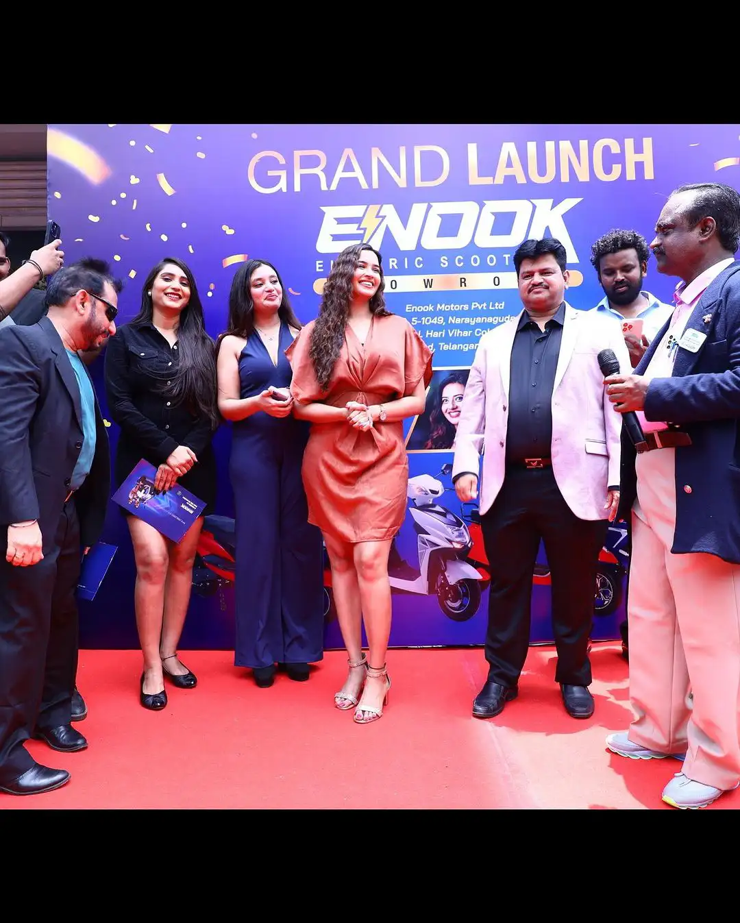 Pujita Ponnada Photos at enook electronic scooter launch