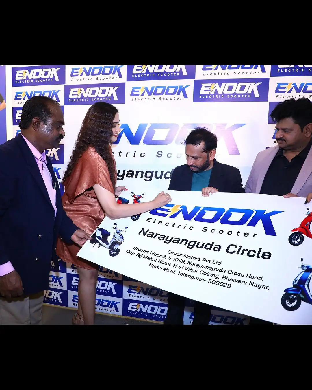 Pujita Ponnada Photos at enook electronic scooter launch