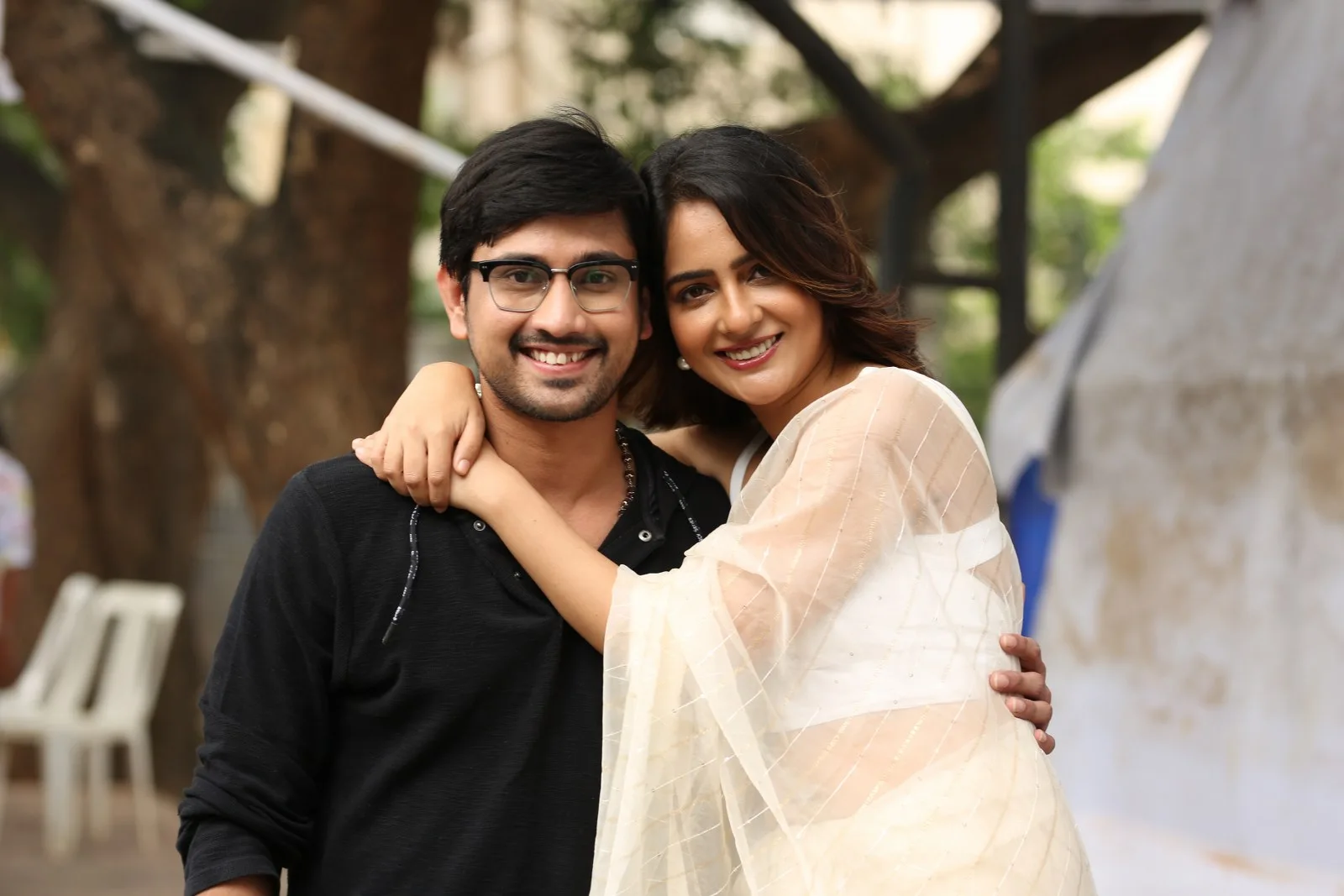 Raj Tarun Malvi Malhotra Photos at Thiragabadara Saami movie Pressmeet