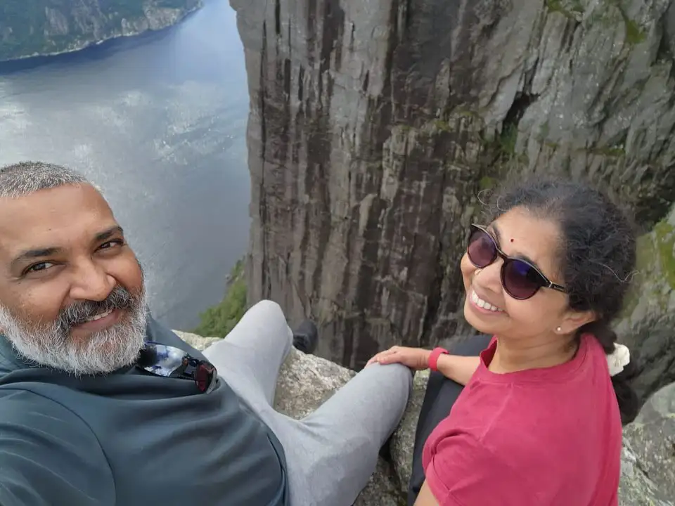 Rajamouli Enjoying in Norway with his Wife